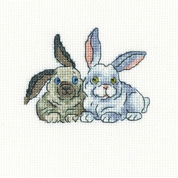 Rto Set Punto Croce "Brer Rabbit"" H263, Motivo Di Conteggio, 11X9 Cm"-image