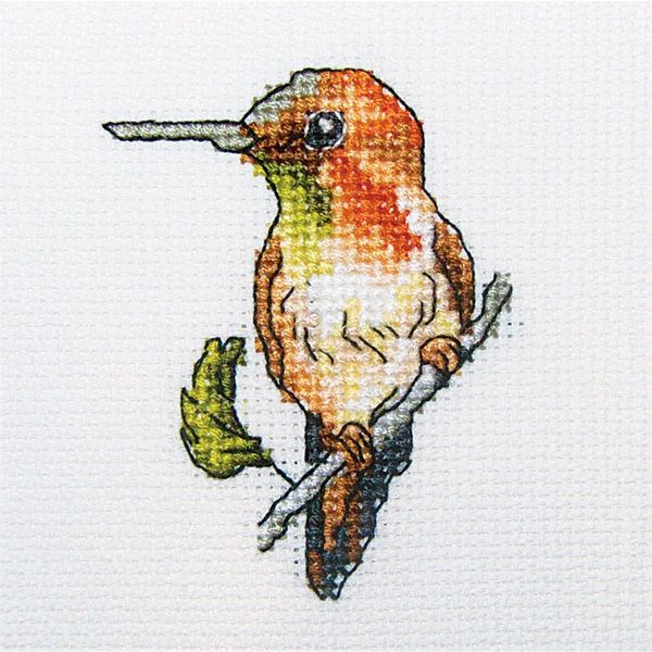 Rto Set Punto Croce "Kolibri"" H221, Schema Di Conteggio, 10X10 Cm"-image