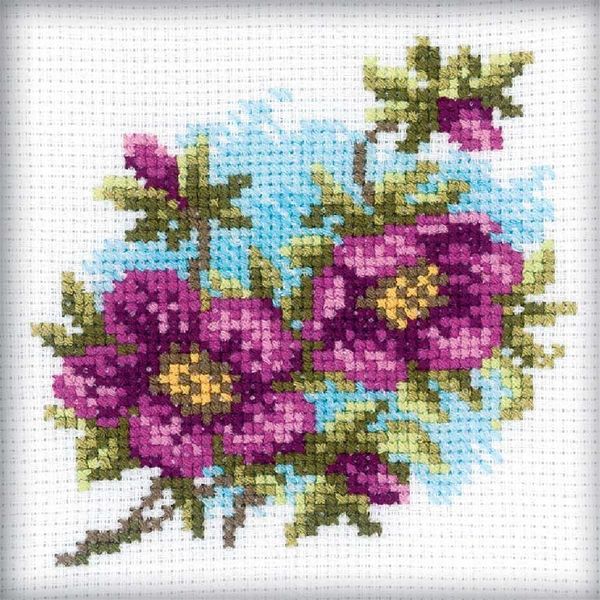 Rto Set Punto Croce "Hellebore"" H176, Motivo Di Conteggio, 10X10 Cm"-image