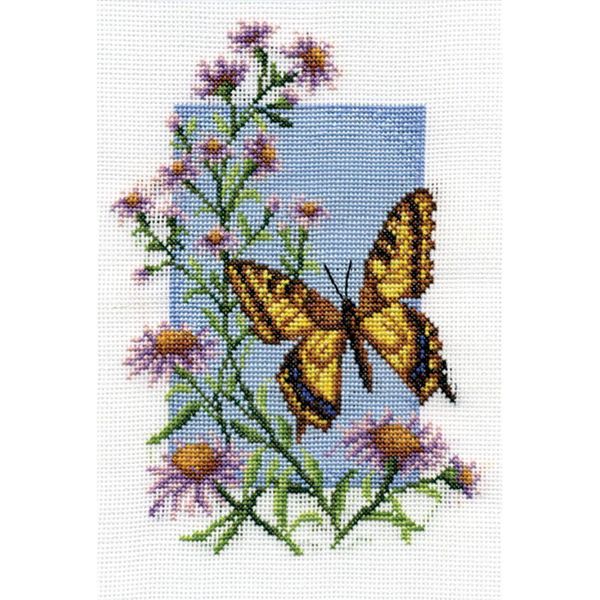 Set Punto Croce Panna "Swallowtail"" 13X19Cm, Motivo Di Conteggio"-image