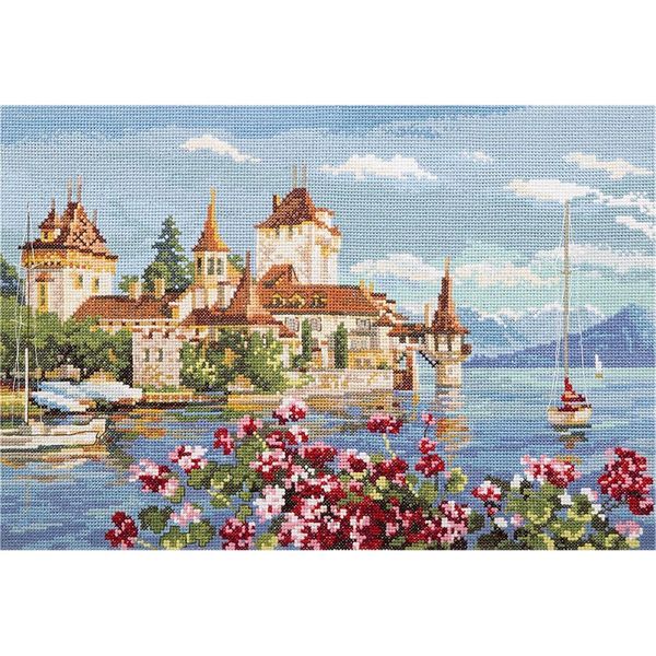 Set Punto Croce Panna "Alpine Ballad"" 36X24Cm, Motivo Di Conteggio"-image