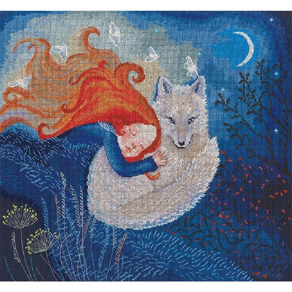 Set Per Punto Croce Rto "Coperta Sotto La Foresta"" M790, Schema Contato, 38X34,5 Cm"-image