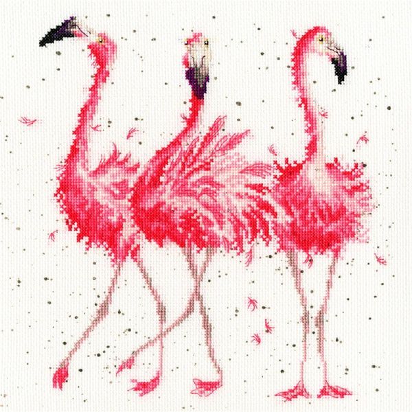 Bothy Threads Set Per Punto Croce "Pink Ladies"", 26X26Cm, Xhd24, Schema Di Conteggio"-image