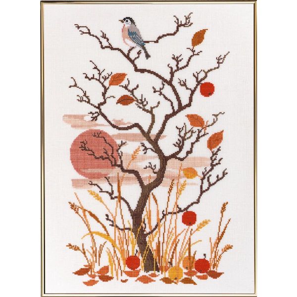 Eva Rosenstand Set Punto Croce "Inverno"", Schema Di Conteggio, 40X55Cm"-image
