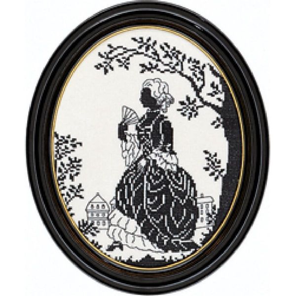 Eva Rosenstand Set Punto Croce "Silhouet"", Schema Di Conteggio, 20X25Cm"-image