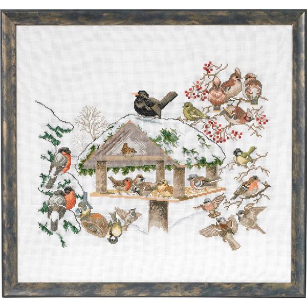 Eva Rosenstand Set Punto Croce "Tavola Di Rivestimento"", Schema Di Conteggio, 35X45Cm"-image