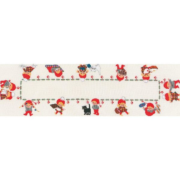 Eva Rosenstand Set Punto Croce "Nani"", Schema Di Conteggio, 31X93Cm"-image
