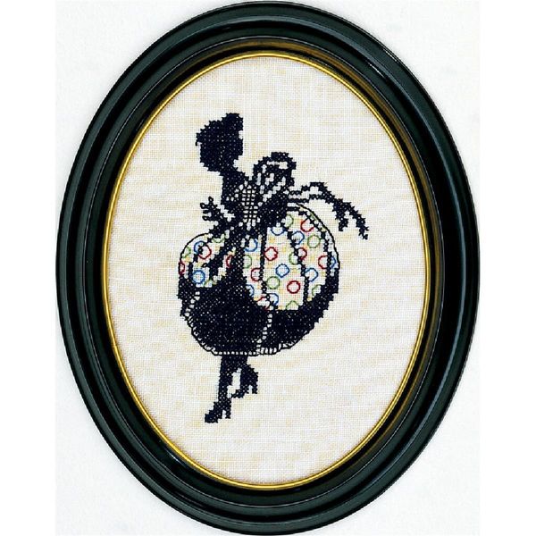 Eva Rosenstand Set Punto Croce "Silhouet"", Schema Di Conteggio, 15X20Cm"-image