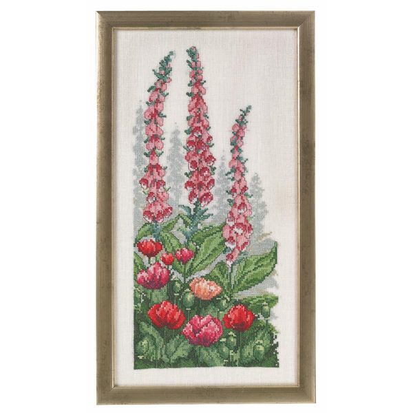 Set Per Punto Croce Permin "Digitalis"", Schema Per Il Conteggio, 21X41Cm, 70-5314"-image