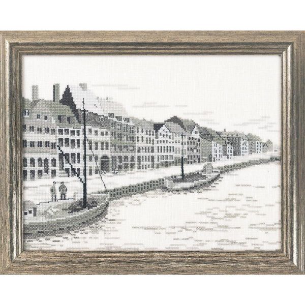 Set Punto Croce Permin "Nyhavn"", Schema Per Il Conteggio, 25X32Cm, 70-5131"-image