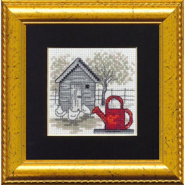 Set Punto Croce Permin "Annaffiatoio"", Schema Per Il Conteggio, 11X11Cm, 14-8414"-image