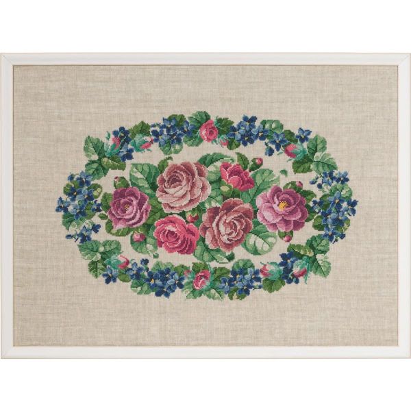 Set Punto Croce Permin "Rose"", Schema Per Il Conteggio, 60X44Cm, 90-9585"-image