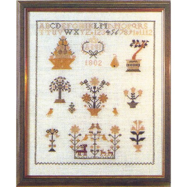 Set Per Punto Croce Permin "Old Country"", Schema Per Il Conteggio, 20X25Cm, 39-5302"-image