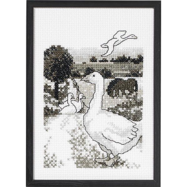 Set Per Punto Croce Permin "Oca"", Schema Per Il Conteggio, 20X29Cm, 92-0732"-image