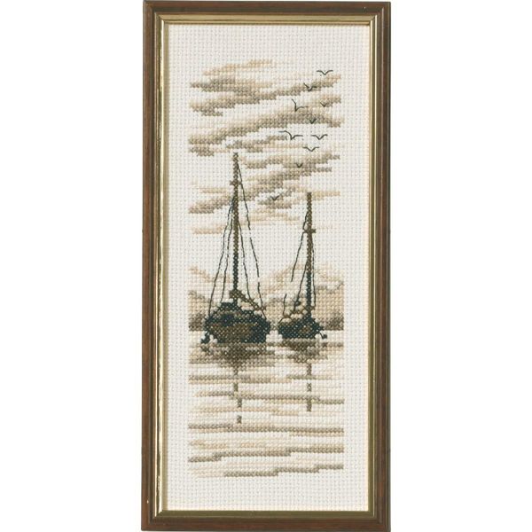 Set Punto Croce Permin "Navi"", Schema Per Il Conteggio, 22X9Cm, 13-8141"-image
