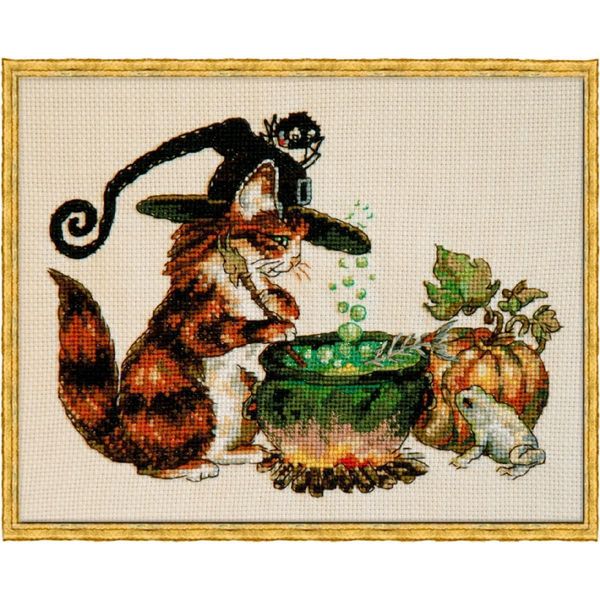 Set Per Punto Croce Nimue "Charabosse"", Schema Per Il Conteggio, 104K, 16,5X12,5Cm"-image
