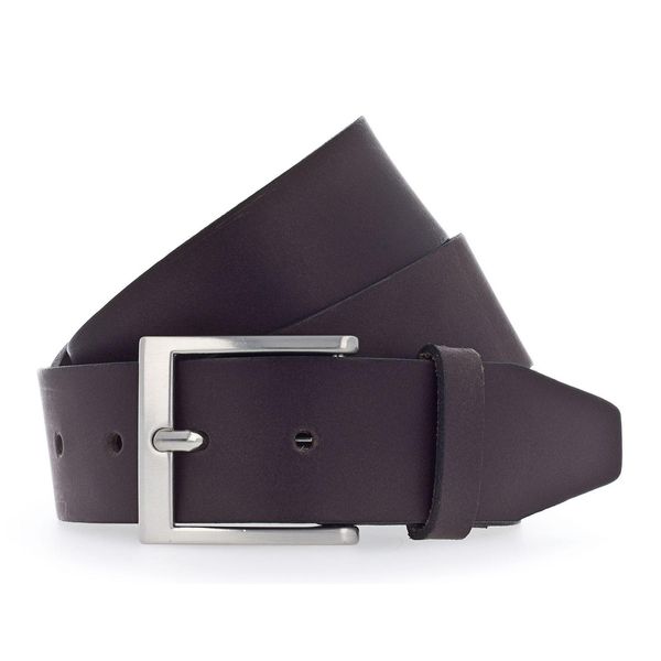 Vanzetti Pelle Cintura 40Mm Leather Belt W100 Dark Brown Marrone Scuro-image