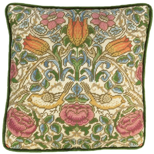 Set Di Cuscini Da Ricamo Bothy Threads "Rose Tapestry"", Immagine Da Ricamo Prestampata, TAC20, 36X36Cm"-image