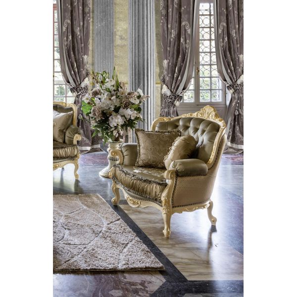 Design Divani Tappezzeria Divani Tessile Relax Art Deco Due Posti Nuovo Divano 2 Posti-image