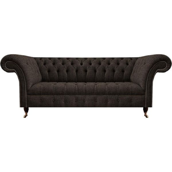 Nuovo Divano Di Design Divano A Tre Posti Soggiorno Chesterfield Mobili Imbottiti Di Lusso-image