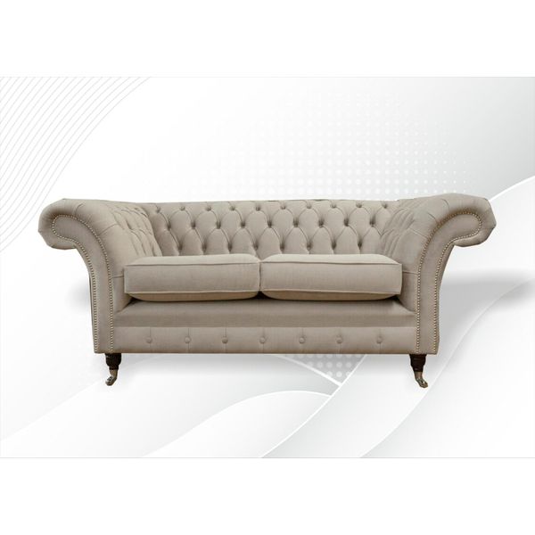 Divano 2 Posti Design Divani Imbottiti Divani Tessili Chesterfield Sedile Due Posti-image