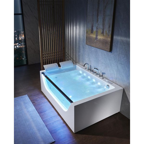 Vasca Da Bagno Interna Vasca Idroterapica Idromassaggio Vasca Da Bagno Benessere-image
