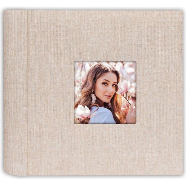 Album A Scorrimento Zep Aura Beige 200 Foto 10X15 Cm Album Memo Con Campi Di Etichettatura-image
