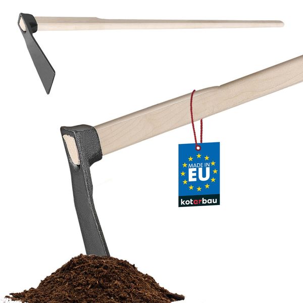 Kotarbau® Zappetta Da Giardino Con Manico In Legno 120 Cm Zappetta Per Erbacce Zappetta Da Giardino Zappetta Per Piante-image