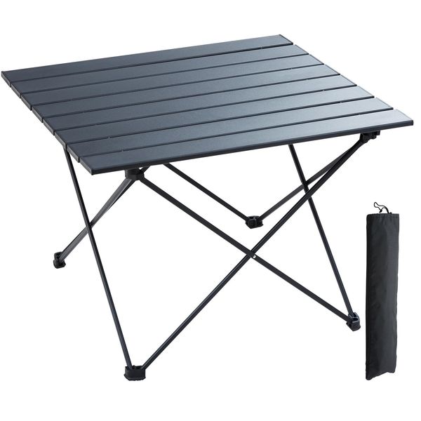 Vevor Tavolo Pieghevole Da Campeggio 565X460X405 Mm, Tavolo Pieghevole Da Giardino Tavolo Da Balcone Tavolo Multiuso 30 Kg Caricabile Tavolo Da Campeggio In Lega Di Alluminio Tavolo Pieghevole Resistente Alle Alte Temperature Portatile-image