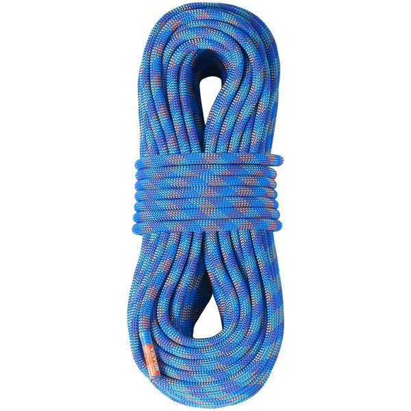 Vevor 10,2 Mm Corda Da Arrampicata Dinamica, 60 M (197 Ft) Corda Da Arrampicata Per Esterni, 25 Kn Di Carico Di Rottura, Corda In Fibra Elastica Con Moschettone In Acciaio Per Fuga, Discesa In Corda Doppia, Soccorso Antincendio, Blu-image