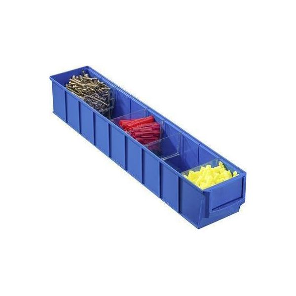 Allit Lagersichtbox Profiplus Shelfbox 500S Blau Blau (L X B X H) 91 X 500 X 81 Mm (456560)-image