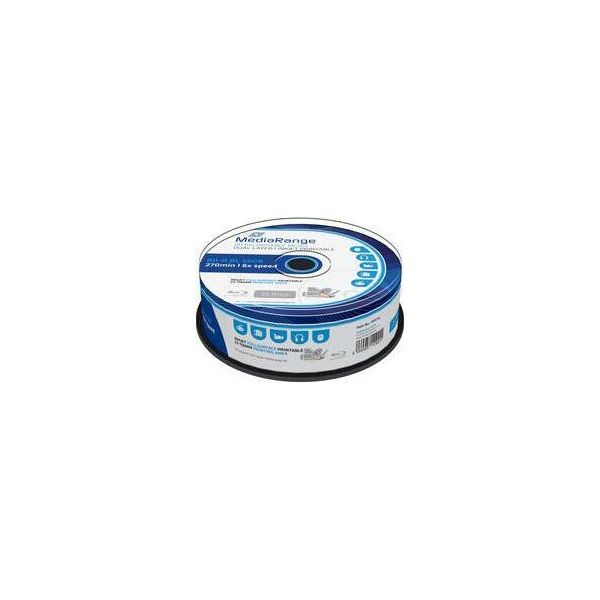 Mediarange BD-R A Doppio Strato 50GB 6X Completamente Stampabile 25Ercakeb-image