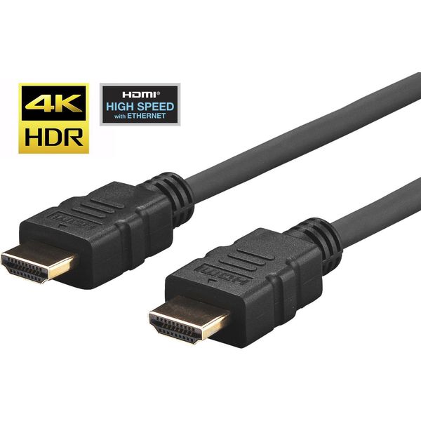 Vivolink PROHDMIHDLSZH1.5 Cavo Hdmi 1,5 M Hdmi Tipo A (Standard) Nero (PROHDMIHDLSZH1.5)-image