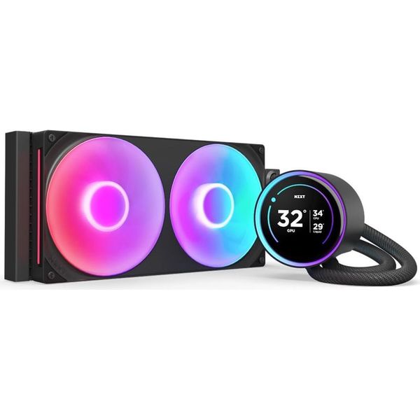 Nzxt Kraken Elite 280 Processore Rgb Raffreddatore A Liquido All-In-One 14 Cm Nero 1 Pz-image