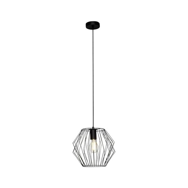 Brilliant Lampe Noris Pendelleuchte 28Cm Schwarz 1X A60, E27, 60W, G.F. Normallampen N. Ent. FüR Led-Leuchtmittel Geeignet Dimmbar Bei Verwendung Geeigneter Leuchtmittel-image