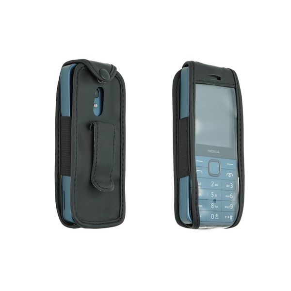 Custodia In Pelle Con Clip Da Cintura Per Nokia 225 4G (2024)-image