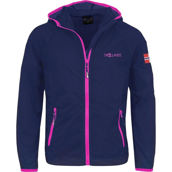 Trollkids Bambini Giacca Impermeabile Navy 909-114 Taglia 176-image