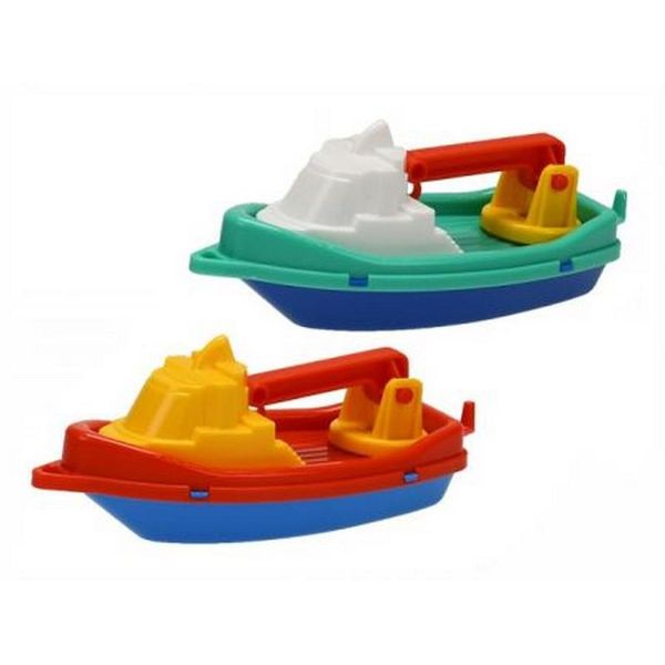 Barca / Barca In Acqua Plastica 14X7Cm 2 Colori-image