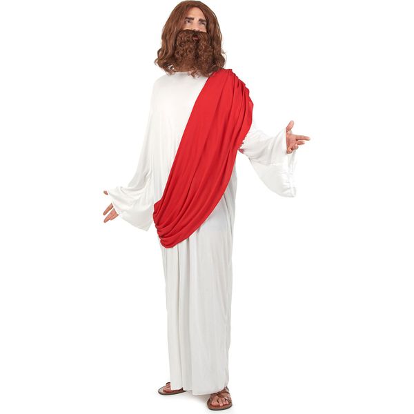 Costume Da Uomo Del Santo Profeta Rosso E Bianco - Taglia Unica (42)-image