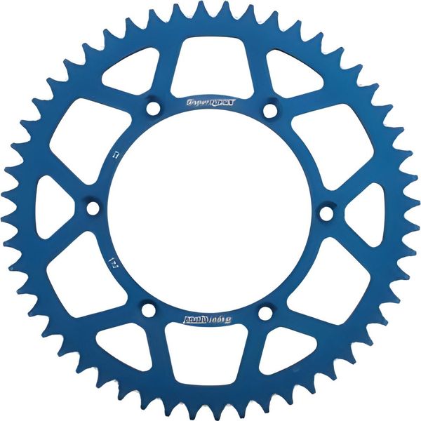Supersprox Alu-Kettenrad 520 - 52Z (Blau) RAL-245:52-BLU|ID 130,0 Lk 150,0 6-Loch-image