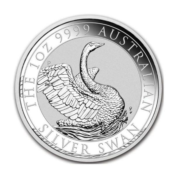 Moneta D'argento Da 1 Oz Australia Swan 2020 In Argento 9999 Da Collezione-image