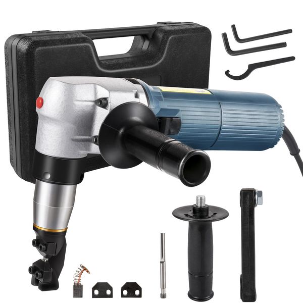 Cesoie Per Lamiera Ad Aria Compressa Vevor Cesoia Per Lamiera Da 4 Mm 625W Cesoia Per Lamiera Da 1000 Giri Al Minuto Cesoia Per Lamiera, Materiali Ondulati, Tubi, Profili Complessi, Acciaio Inox, Rame, Alluminio, Plastica E Vetro-image