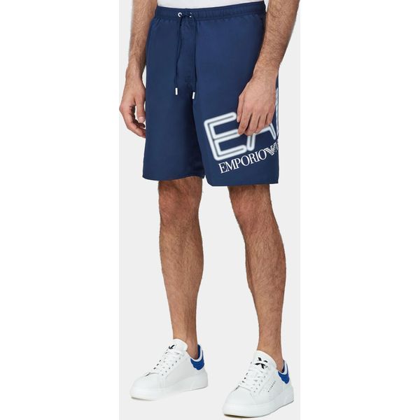 Pantaloncini Emporio Armani EA7 Uomo Navy 902047-4R736-00035 Taglia 52-image