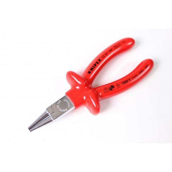 Knipex Vde Pinza A Becchi Tondi 2207160 Pinza A Becchi Tondi 1000 V Volt Elettricista Isolata Elettrica-image
