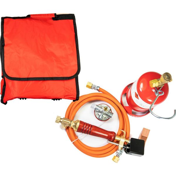 Set Professionale Per Saldatura Morbida Set Completo Per Saldatura Morbida Borsa Con Saldatore Bottiglia Piccola-image