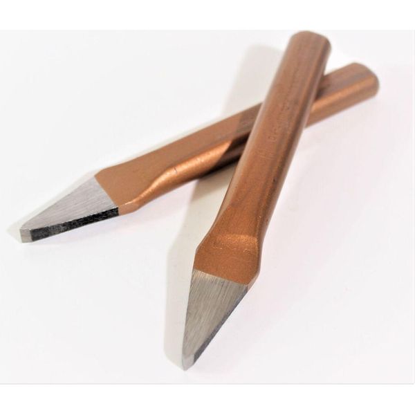 2X Scalpello A Croce Rennsteig Piatto 150X17X11 Mm Din 6451 Scalpello Piatto Scalpello Contorno-image