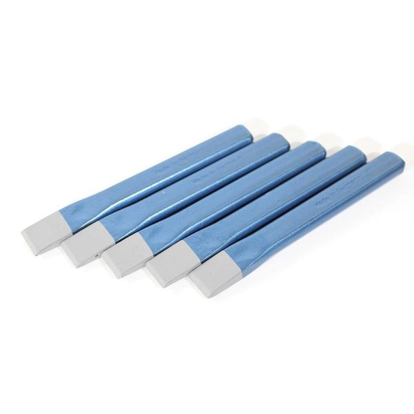 5X Scalpello Piatto Ovale Ws 125X14X9 Mm Scalpello Piatto Scalpello Da Muratore Strumento Pietra-image