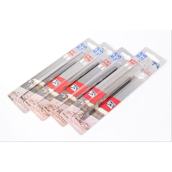 Lux Martello Perforatore ø 4,5,6,8 Mm Set 4 Pezzi Hm Trapano Per Muratura Trapano Per Calcestruzzo-image