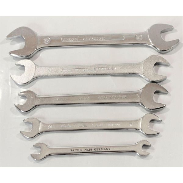Set Di Chiavi Aperte Doppie Saltus Set Di Chiavi Cv Da 5 Pezzi Chiave Aperta 8-22 Mm-image