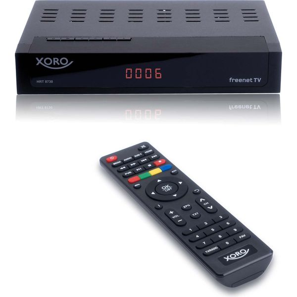 Xoro SAT100784 Xoro Hrt 8730, Hd DVB-T2/C Hd Receiver, Freenet, PVR-R-image